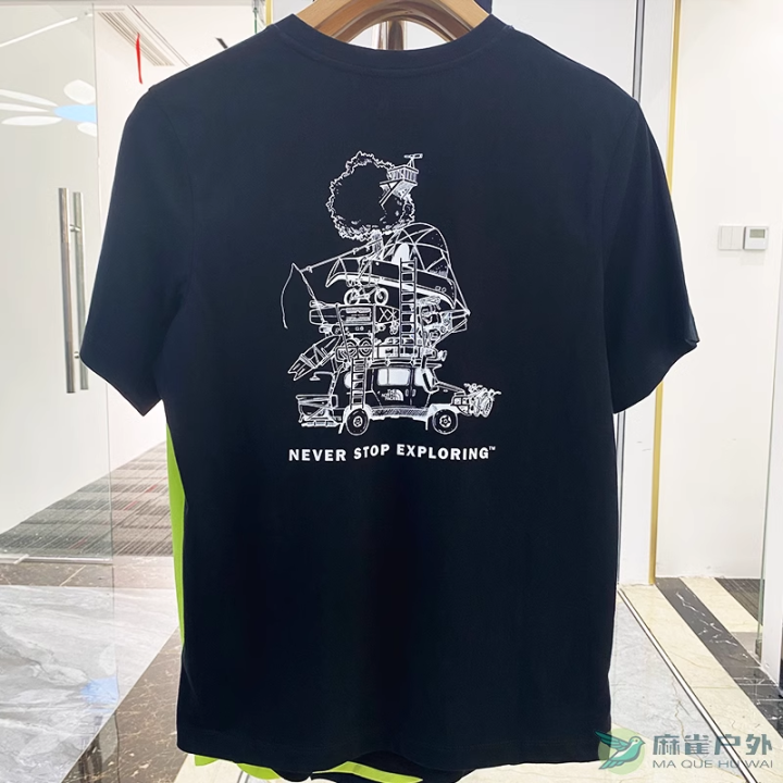 เสื้อยืดสำหรับทั้งหญิงและชายผ้าฝ้ายแขนสั้นพิมพ์ลายสำหรับใส่กลางแจ้งเสื้อซับเหงื่อระบายอากาศได้ดี7was-ใหม่ฤดูใบไม้ผลิ-ฤดูร้อน