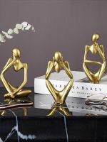 【CC】❆  1pcs Luxury Abstract Figure Decoration Ornaments Shaped Crafts Desktop Artworks