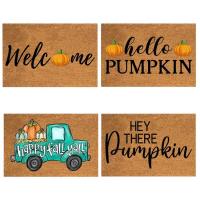 Halloween Doormat Front Door Holiday Decorative Floor Door Rug Washable &amp; Reusable Outdoor Front Door Mat Halloween Decoration Welcome Mat for Entrance Porch Stairs ordinary