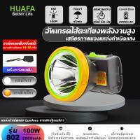 「802」ไฟฉายคาดหัว 100W ส่องไกล 2000เมตร แบตอึด14-16 ชั่วโมง LED เสียเปลี่ยนตัวใหม่ให้ ไฟฉายคาดหัวแบตทน ไฟฉายคาดหัวประกัน1ปี หัวไ