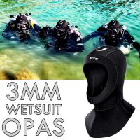 【CW】 NEW 3mm Diving Hood Warm Stretch Cap Adult Wetsuit Helmet for Swimmer Snorkeling Kayak Bodyboard Surfing