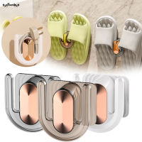 SUC Wall Mounted Slippers Rack Punch-free Bathroom Slippers Holder Waterproof Slippers Storage HookSlippers