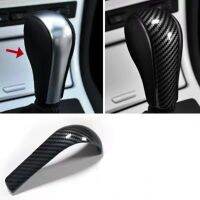 Carbon Fiber Shift Handle Cover For 5 Series E60 X3 E83 6 Series E63 X5 E53