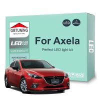 ชุดหลอดไฟการส่งข้อมูลแบบติดต่อกันนำตกแต่งภายในสำหรับ Mazda Axela 2003-2017 2018 2019 2020 2021ไม่มีข้อผิดพลาดไฟยานพาหนะหีบฝาทรงโค้งอ่านหนังสือในรถ