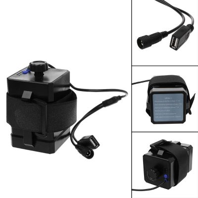 12V 12V Waterproof Battery Case Box with USB Interface Support 3x 18650 26650 Battery DIY Power Bank for Bike LED Light Lamp