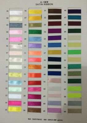 ริบบิ้นผ้าซาตินมี120สีให้เลือก (25หลา/ม้วน) ริบบิ้นห่อของขวัญสำหรับตกแต่งวันหยุดวัสดุผ้าห่อม้วน