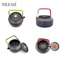 VLead กาต้มน้ำอลูมิเนียมแบบพกพา,4ขนาดเบามากเครื่องครัวแคมปิ้งเดินป่ากลางแจ้งหม้อต้มชาและกาแฟเพื่อความอยู่รอด