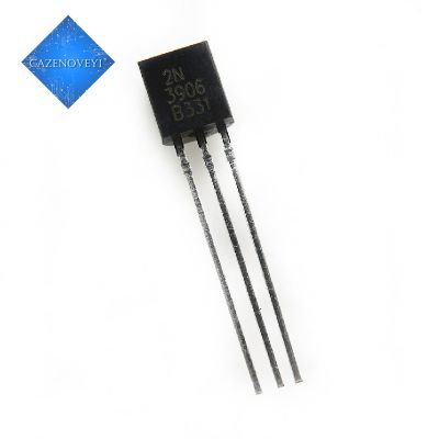 100Pcslot 2N3906เป็น-92 3906ทรานซิสเตอร์วัตถุประสงค์ทั่วไป0.2A 40V PNP MMBT3906ของแท้ใหม่