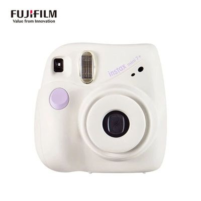 Fujifilm Instax Mini 7 + ฟิล์มติดกล้องอินสแตนท์สำหรับปีใหม่สายรัดข้อมือกล้องปรับโฟกัสอัตโนมัติสำหรับเทศกาลคริสต์มาสเด็กผู้หญิง