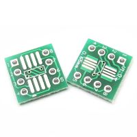 WOPASHEN 20ชิ้น1.27มม. SSOP8สองด้านคอนเวอร์เตอร์บอร์ด PCB TSSOP8 SMD ไปที่ SOP8 DIP8หัวอะแดปเตอร์ DIP8บอร์ดแปลงอะแดปเตอร์