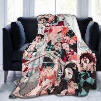 ◙✁New in 2023 Soft Soft Fleece Blanket Kamado Nezuko Tanjiro , Flannel Fle