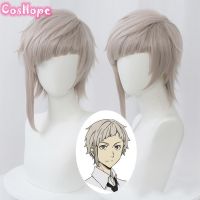 Atsushi Nakajima Cosplay Bungou Stray Dogs Cosplay Short Lotus Gray Wig Cosplay Anime Cosplay Wig Heat Resistant Synthetic Wigs