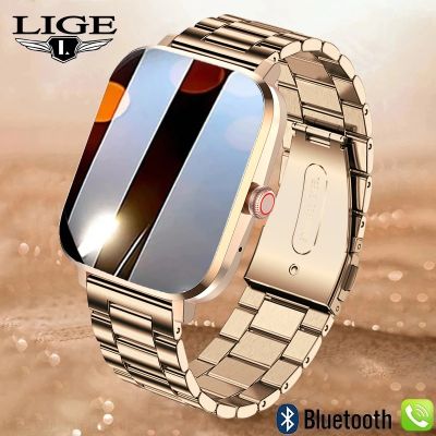 ZZOOI LIGE 2022 NFC Smart Watch Women Voice Control Custom Dial Bluetooth Call Watches Fitness Password Smartwatch Men For IOS Android