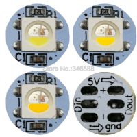 50 1000ชิ้น SK6812 (WS2812B เหมือนกับ) 5V DC RGBW ชิปพิกเซล LED แอดเดรสพร้อมฮีทซิงค์บอร์ด PCB 10มม. * 3มม.) สำหรับ Arduino DIY