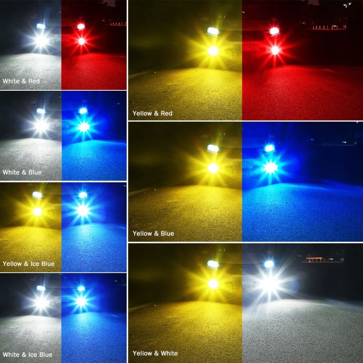 2pcs-24smd-auto-fog-lamp-two-color-led-car-light-h8-h11-h3-h4-h7-9005-hb3-9006-hb4-h16-p13w-day-running-light-automotive-led-light-bulb