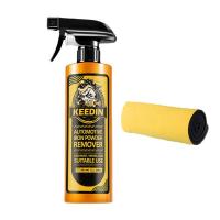 Rust Remover 500ml Iron Rust Removal Spray Liquid Neutral Long Lasting Car Maintenance Supplies with Towel For Glass Metal Automotive Vehicle Hub security