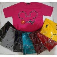 Ready Stock Fashion Women Ladies Men Mickey Bright T-Shirt 现货 鲜艳米奇米妮上衣