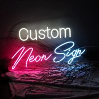 ♤▨ Custom Neon Sign Personalised LED Business Logo Shop Bar Cofe Name Design Room Wall Light Birthday Party Wedding Decoration