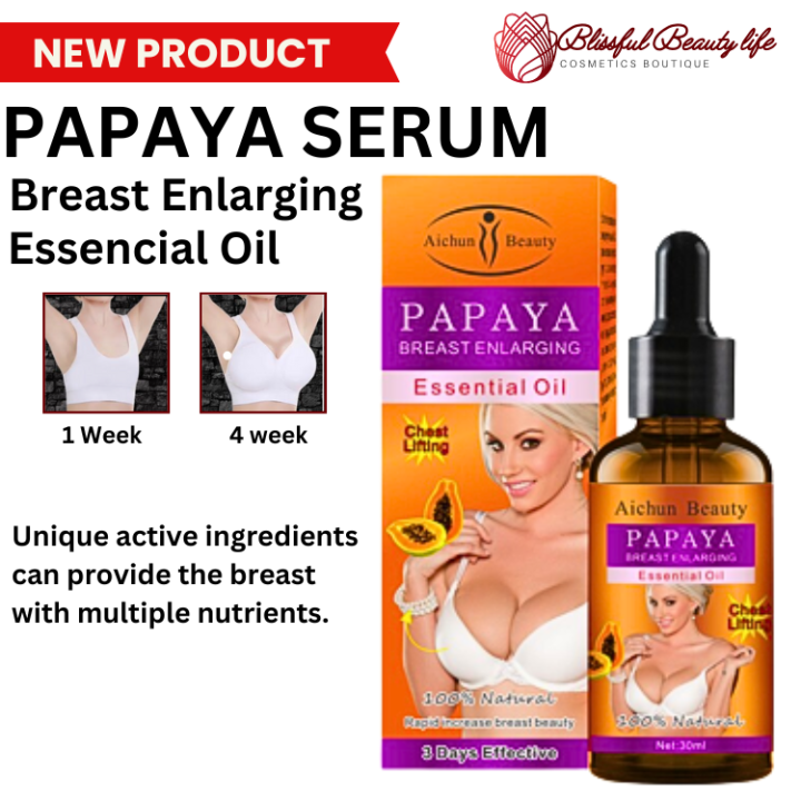 Authentic 100 Original Papaya Breast Enhancement Essential Oils Augmentation Promote Breast