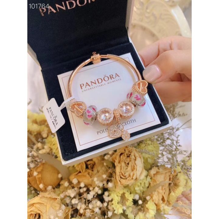 pandora-ของแท้100-เงินแท้พร้อมcharmsส่งเป็นของขวัญให้แฟนหรือเนื่องในโอกาสวันเกิด