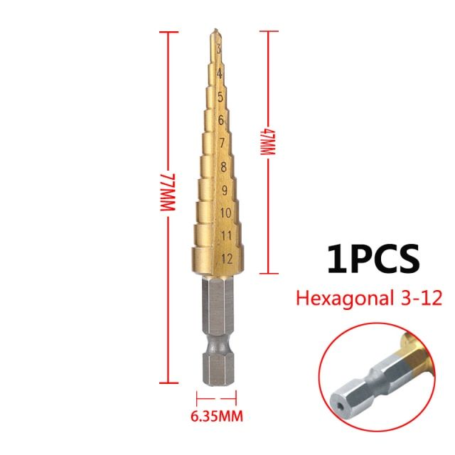 hh-ddpjhss-steel-titanium-coated-step-drill-bits-3-12mm-4-12mm-4-20mm-step-cone-cutting-tools-steel-wood-metal-drilling-power-set
