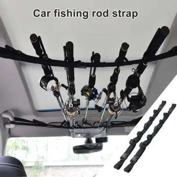 Free Ship] Car Mounted Storage Rack Fishing Rod Gear Holder Vehicle Fishing  Rod Rack Holder Strap Storage Car Rest Belt Carrier for SUV Vans