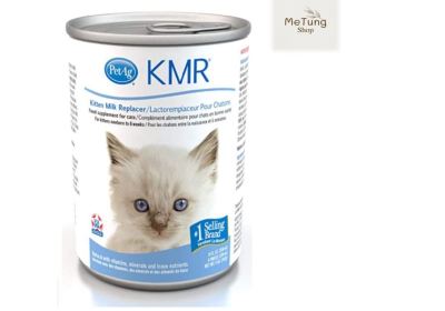🐶 หมดกังวน จัดส่งฟรี 🛒 PetAg KMR Liquid Kitten 11 oz Milk Replacer  เค เอ็ม อาร์ ลิควิด อาหารแทนนมสำหรับสัตว์ ชนิดน้ำ 11 oz (325 ml)  บริการเก็บเงินปลายทาง
