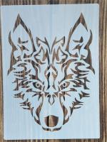 1Pcs 21*29Cm Wolf Stencil For Furniture Walls Painting Decoration Layering Plastic DIY Coloring Embossing Scrapbook Stencils Rulers  Stencils