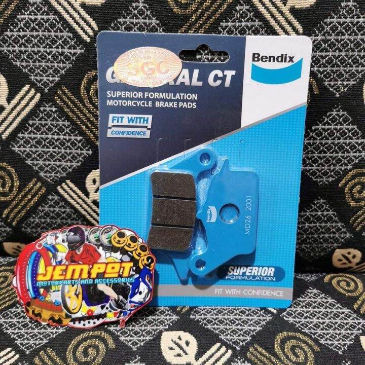 Bendix Brake Pad for Wave 100R,XRM Trinity, CBR150, Skydrive New