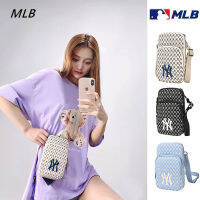 (จัดส่งตลอด 24 ชม) MLB ผู้ชายและผู้หญิงโทรศัพท์มือถือกระเป๋าสะพายกระเป๋าสะพาย NY ย้อนยุคดอกไม้เก่าเต็มพิมพ์โลโก้ปักกระเป