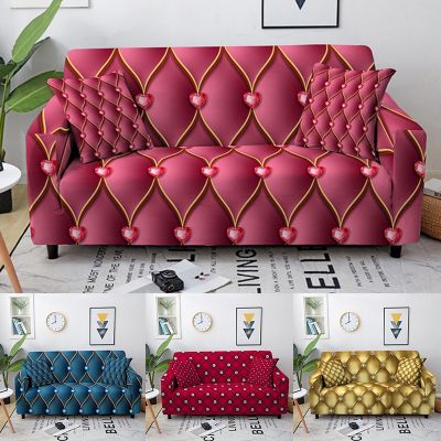 ✒ Geometric Elastic Sofa Covers for Living Room Couch Cover Stretch Sectional Slipcover Furniture Cover Protector Home Decoration