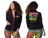 Zumba Shakin Up The World Instructor Zip-Up Jacket  (เสื้อแจ็คเก็ตออกกำลังกายซุมบ้า)