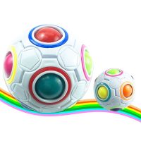 Antistress Cube Rainbow Ball Adult Kids Stress Reliever Toys Puzzles Football Magic Cube Educational Learning Toy for Children Brain Teasers