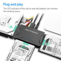 SATA to USB IDE Adapter USB 2.0 3.0 Sata 3 Cable for 2.5 3.5 Hard Disk Drive HDD SSD Converter SATA IDE Adapter Drop Shipping