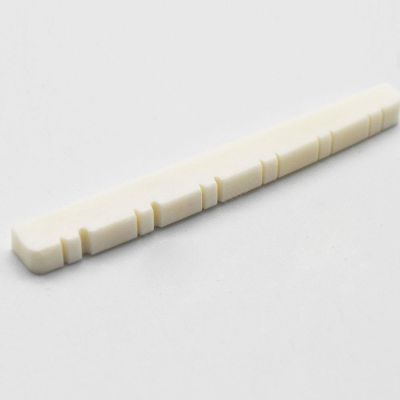 ‘【；】 1Pcs Slotted Real Bone 12 String Electric Guitar Nut 48X3x5mm Electric Guitar Accessories