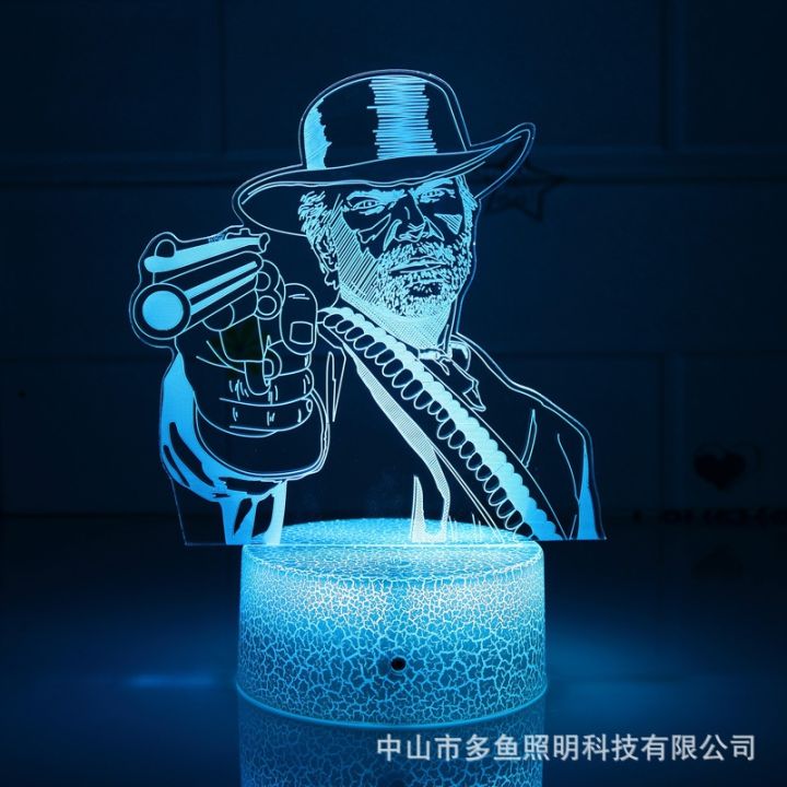 cod-cross-border-controller-among-us-chicken-eating-creative-gift-colorful-night-light-touch-remote-control