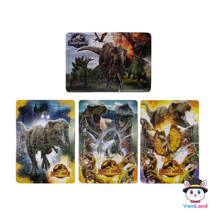 ตัวต่อจิ๊กซอว์ไดโนเสาร์-ขนาด-m-สินค้าลิขสิทธิ์-wanna-dinosaur-jigsaw-puzzle-vaniland