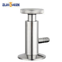 Sample Valve, 1.5 Tri Clamp Sanitary Sampling Valve Ferrule OD 50mm &amp; 10mm Hose Barb Tri Clover Fitting Homebrew Hardware