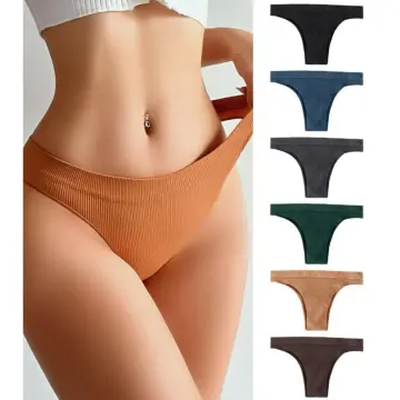 3pcs/Set Tback Panty For Women Set Low-Rise Breathable And