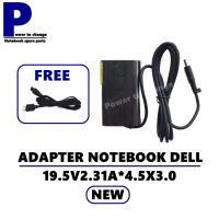 ADAPTER NOTEBOOK DELL 19.5V2.31A*4.5X3.0 NEW  / สายชาร์จโน๊ตบุ๊ค เดล + แถมสายไฟ