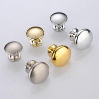 XHLXH Fashion Single Hole Mushroom Shape Round Metal Wardrobe Decor Drawer Pulls Door Handles Furniture Fittings Drawer Knobs