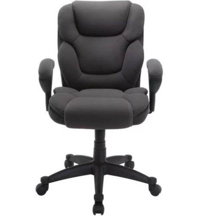 Big & Tall Fabric Manager Office Chair, Supports Up To 300 Lbs, Gray