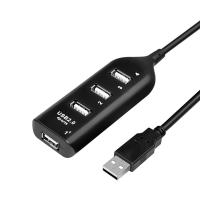 [HOT HAIXWLXKWW 589] 2021 USB 2.0 4 Port Hub Splitter อะแดปเตอร์ Expander หลายความเร็วสูงสำหรับอุปกรณ์เสริมโน้ตบุ๊คแล็ปท็อป