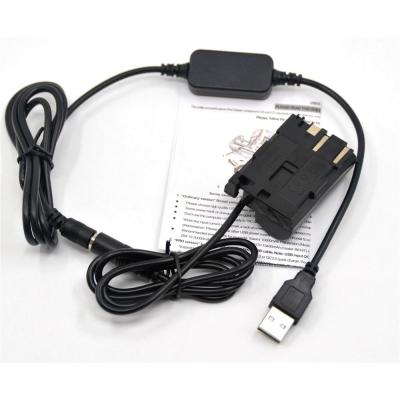5V USB cable adapter + DR-E2 DR-400 DC Coupler BP-511 dummy Canon ACK-E2 EOS 5D 10D 20D 20Da 30D 40D 50D D30 D60