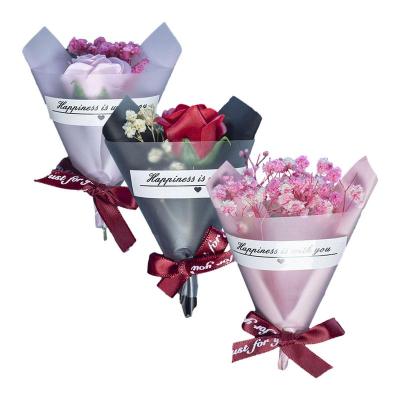 【DT】  hotFlower Bouquet Car Air Freshener Vent Clip Auto Air Vents Dried Flowers Perfume Rose Bouquet Air Freshener Vent Clips For