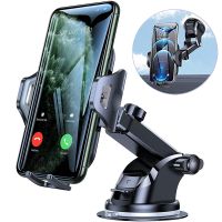 Car Phone Mount Long Arm Suction Cup Sucker Car Phone Holder Stand Mobile Cell Support For iPhone Huawei Xiaomi Redmi Samsung Ring Grip