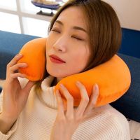 30x28cm Soft U-Shaped Neck Protection Pillow Office Nap Cushion Travel Pillow U90A