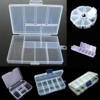 Plastic Jewelry Boxes Adjustable Organizer Storage Beads Wholesale