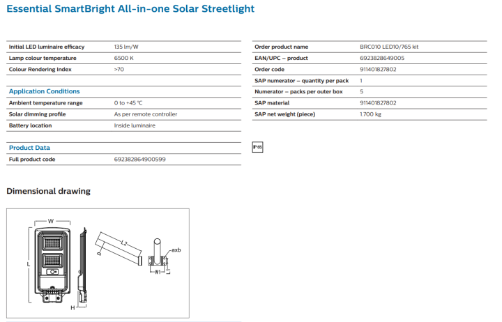 essential-smartbright-all-in-one-solar-streetlight-brc-010-1000lm-โคมไฟเอนกประสงค์-พร้อมแผงโซลาร์และรีโมทควบคุม-100-วัตต์