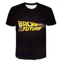 2023 NEWBack To The Future 3D พิมพ์เสื้อยืดผู้ชายผู้หญิง2022ใหม่ล่าสุดแฟชั่นฤดูร้อน Casual Cool สั้น Sleevel Tops Tee